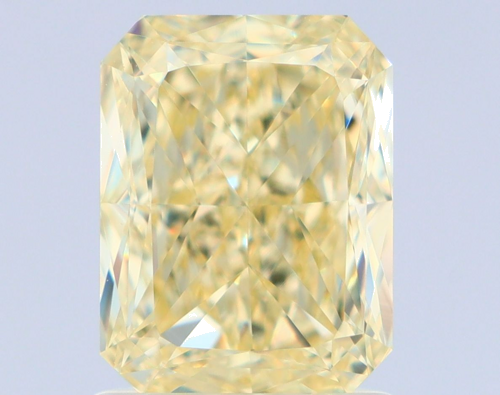 1.54 carat Fancy Light Yellow-VVS2 Natūralus Radiant Deimantas (1)