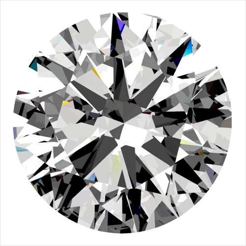 0.3 carat F-VS1 GD cut Natūralus Round Deimantas (1)