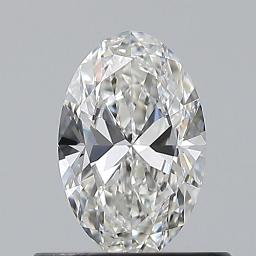 0.5 carat G-VS2 Natūralus Oval Deimantas (1)