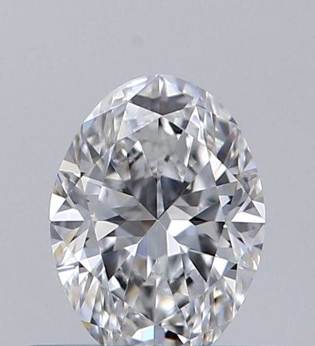 0.4 carat E-VVS2 Natūralus Oval Deimantas (1)