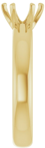 Sužadėtuvių Žiedas „Solitaire“ 585 Geltonojo Aukso Round 6.5mm (4)