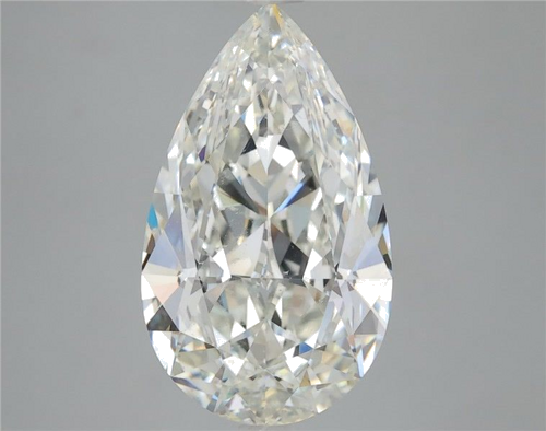 5.26 carat J-SI1 Natūralus Pear Deimantas (1)