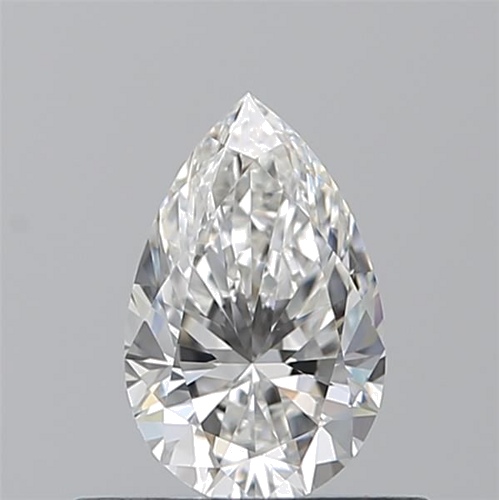 0.5 carat G-VVS1 Natūralus Pear Deimantas (1)