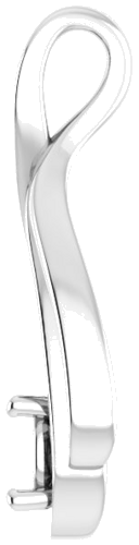 14K White  5.2 mm Round Pendant Mounting (3)