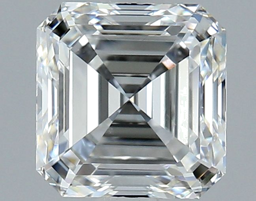 1.51 carat F-VS2 Natūralus Asscher Deimantas (1)