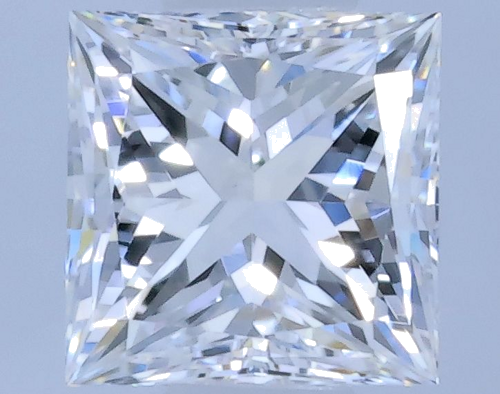 0.4 carat D-VVS2 Natūralus Princess Deimantas (1)