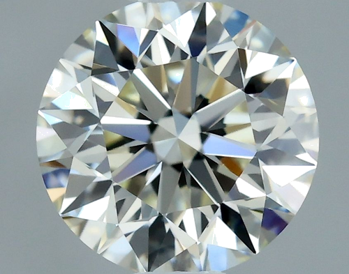0.54 carat K-VVS1 Excellent cut Natūralus Round Deimantas (1)