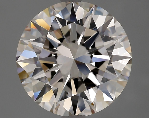 3.08 carat K FAINT BROWN-VVS1 Excellent cut Natūralus Round Deimantas (1)