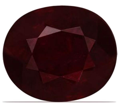 0.58 carat RED Oval Rubinas (1)