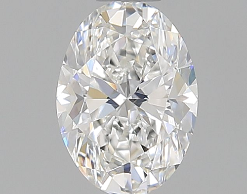 0.4 carat F-VVS2 Natūralus Oval Deimantas (1)