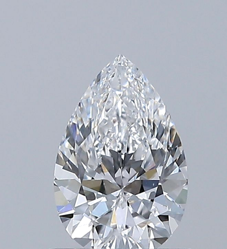 0.7 carat D-SI2 Natūralus Pear Deimantas (1)
