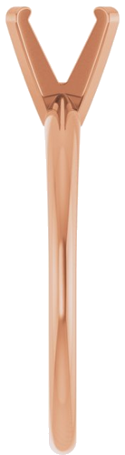 Sužadėtuvių Žiedas „Solitaire“ 585 Rožinis Aukso Round 6.5mm (4)