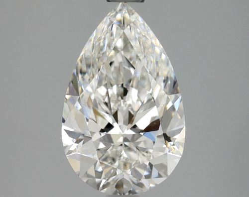 2.01 carat F-VVS1 Natūralus Pear Deimantas (1)
