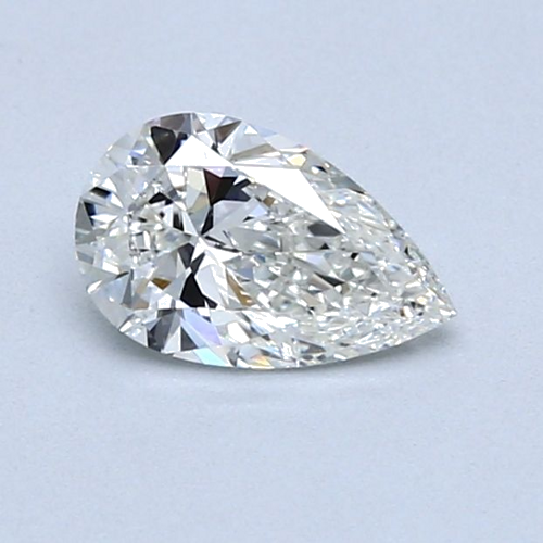 0.62 carat G-SI1 Natūralus Pear Deimantas (1)