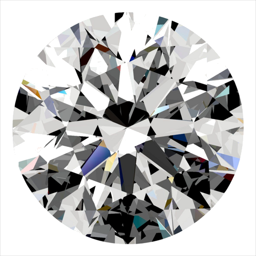 0.3 carat F-VVS1 Very Good cut Natūralus Round Deimantas (1)