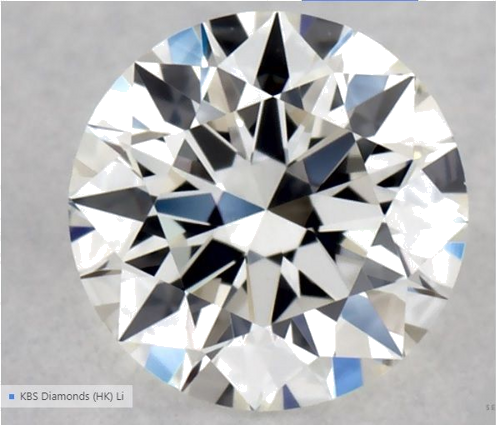0.32 carat J-VVS1 Excellent cut Natūralus Round Deimantas (1)