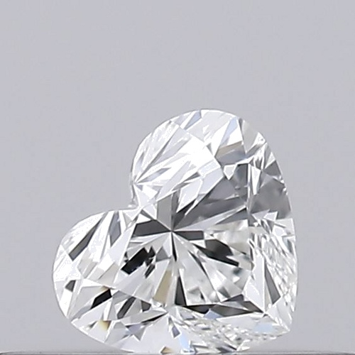 0.18 carat G-VVS1 Natūralus Heart Deimantas (1)
