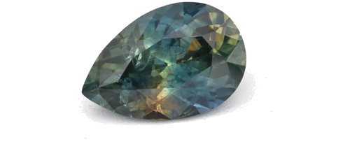 0.69 carat GREEN Pear Safyras (1)