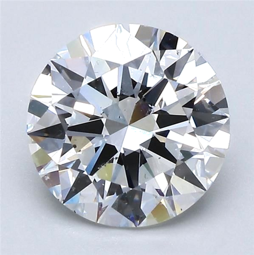 2.53 carat F-SI1 Excellent cut Natūralus Round Deimantas (1)