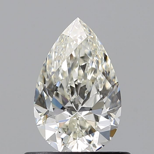 0.63 carat I-VVS1 Natūralus Pear Deimantas (1)