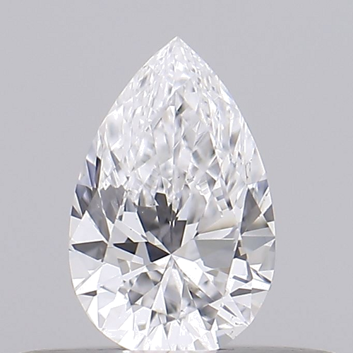 0.25 carat D-VS2 Natūralus Pear Deimantas (1)