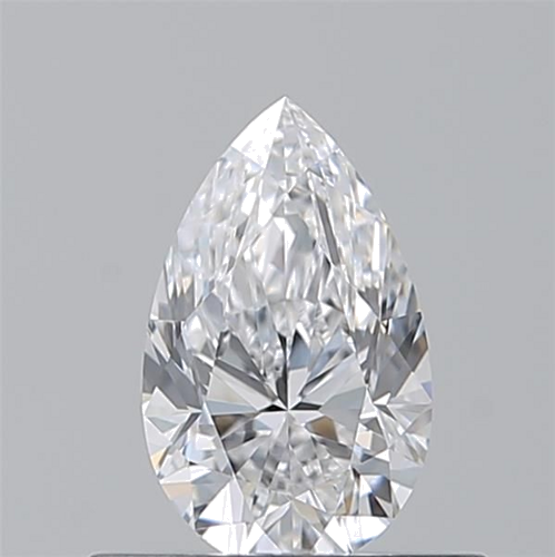 0.5 carat D-VVS2 Natūralus Pear Deimantas (1)