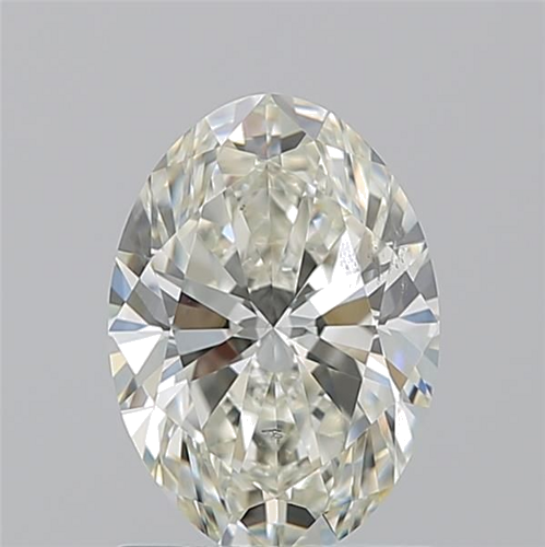 1.3 carat K-SI1 Natūralus Oval Deimantas (1)