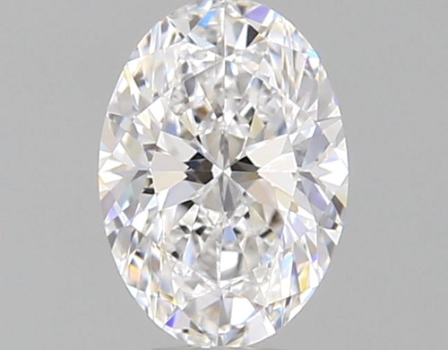 0.4 carat D-VVS2 Natūralus Oval Deimantas (1)