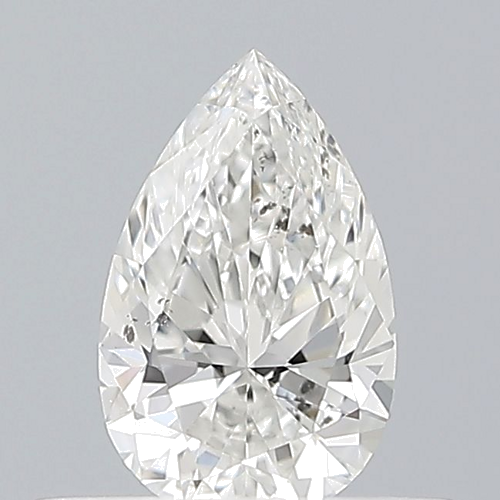 0.3 carat F-SI1 Natūralus Pear Deimantas (1)