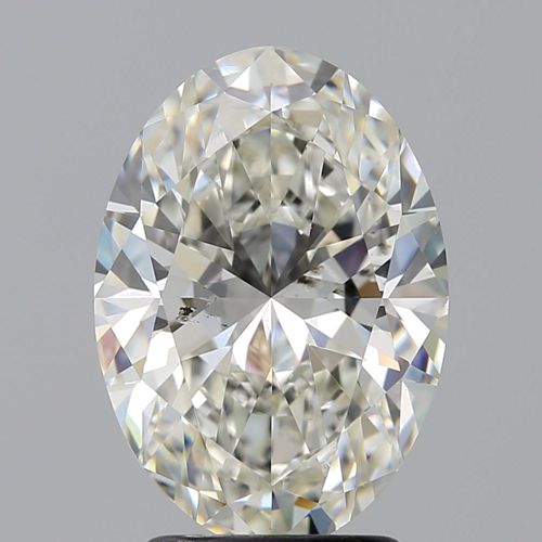 2.72 carat I-SI2 Natūralus Oval Deimantas (1)