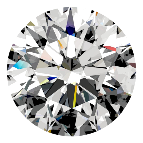 0.34 carat G-VVS2 Excellent cut Natūralus Round Deimantas (1)