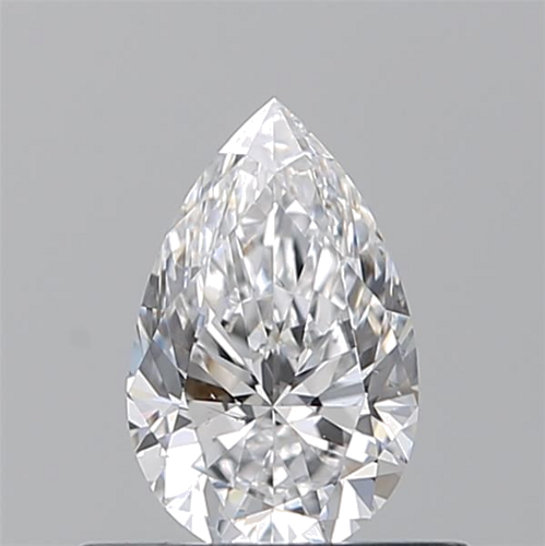 0.51 carat D-VS2 Natūralus Pear Deimantas (1)