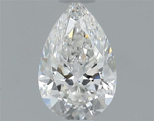 0.39 carat F-VVS2 Natūralus Pear Deimantas (1)