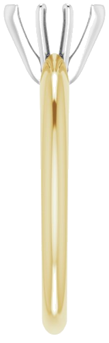 Sužadėtuvių Žiedas „V-End Solitaire“ 585 Baltojo Ir Geltonojo Aukso Marquise 8mm x 3.5mm (7)