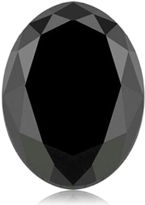 1.74 carat Fancy Black-VVS2 Natūralus Oval Deimantas (1)