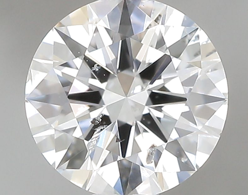 0.51 carat E-SI2 Excellent cut Natūralus Round Deimantas (1)