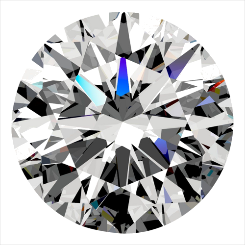 0.4 carat H-VS1 Very Good cut Natūralus Round Deimantas (1)