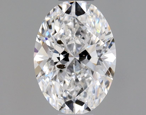 0.51 carat D-SI2 Natūralus Oval Deimantas (1)