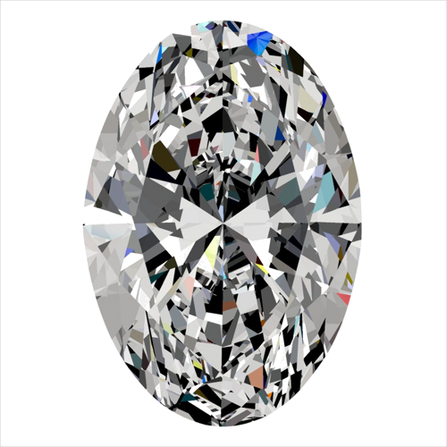 0.3 carat E-VS1 Natūralus Oval Deimantas (1)