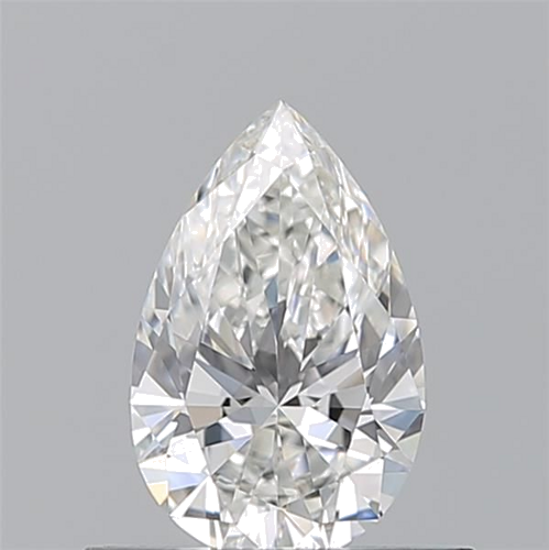 0.5 carat G-VVS1 Natūralus Pear Deimantas (1)