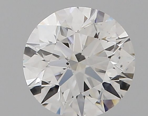 0.5 carat F-SI1 Very Good cut Natūralus Round Deimantas (1)