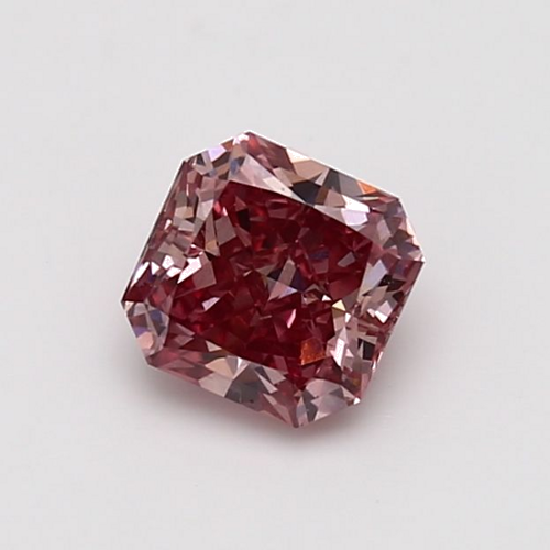 1.02 carat Fancy Deep Pink-VS1 Natūralus Radiant Deimantas (1)