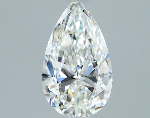 0.52 carat H-VS1 Natūralus Pear Deimantas (1)