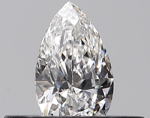 0.25 carat F-VVS1 Natūralus Pear Deimantas (1)