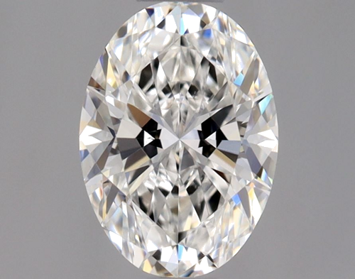 0.5 carat F-VVS2 Natūralus Oval Deimantas (1)