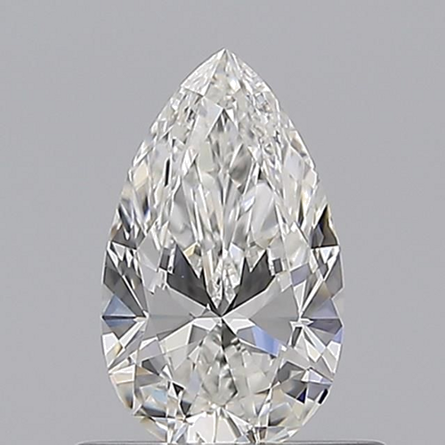 0.53 carat G-VVS2 Natūralus Pear Deimantas (1)