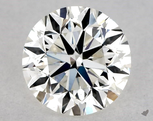 0.7 carat H-SI1 Very Good cut Natūralus Round Deimantas (1)