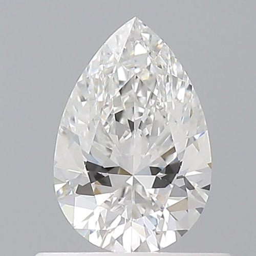 0.5 carat F-VVS2 Natūralus Pear Deimantas (1)