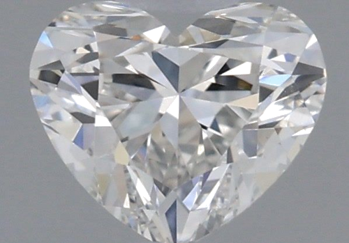 0.31 carat D-IF Natūralus Heart Deimantas (1)