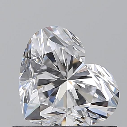 0.76 carat D-VVS1 Natūralus Heart Deimantas (1)